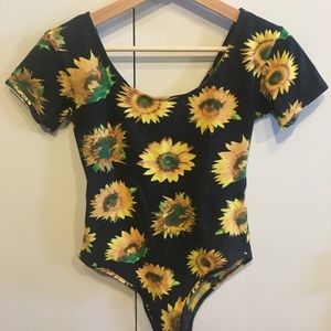 URBAN OUTFITTERS Sunflower body suit